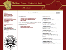 Tablet Screenshot of madisonhistoryky.org